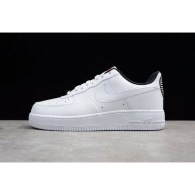 Nike Air Force 1 Low Beyaz / Siyah Kaykay Ayakkabı Türkiye - GWC91NBV